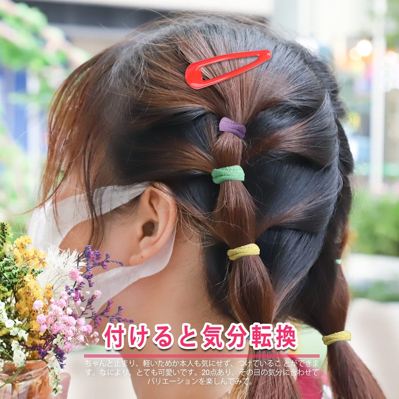 女の子 ヘアアクセサリー 子供用 髪飾り 髪留め ヘアクリップ 子供 ヘアピン パッチンピン 40点