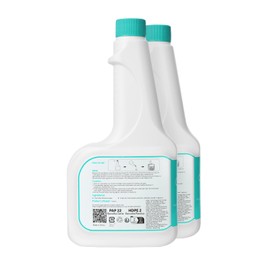 eufy RoboVac Hard Floor Cleaning Solution (2 Bottles), Dilution Ratio 1:200, 473 ml, Floor Cleaner, Eco-Friendly, Plant-Based,Compatible with Omni C20, X8 Pro, X10 Omni, G series, L Series