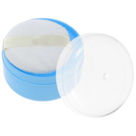 Healifty Estuche Para Borlas De Talco Con Puff Y Tamiz Contenedor De Polvo De Plástico Para Aplicar Talco En Casa Y Viajes Para Bebés Niños Y Adultos