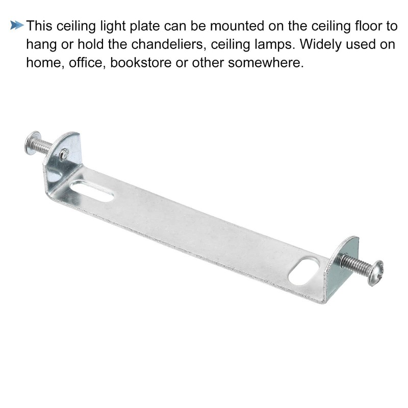 TOP-VIGOR 1Set Light Fixture Ceiling Bracket, 100mm Ceiling Light Plate