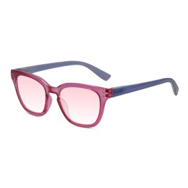 Calabria R860 FL-41 Reading Glasses +3.25 Pink Crystal Blue Fluorescent Light Sensitivity Indoor Outdoor Photophobia Readers