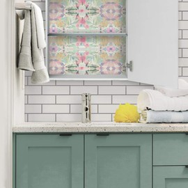 RoomMates TIL3459FLT StickTiles Classic White Subway Peel and Stick Tile Backsplash 10.5x10.5