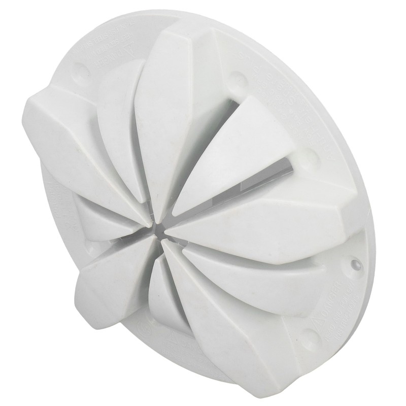 Swimming Pool Main Drain PVC White Round Hot Spring Pool