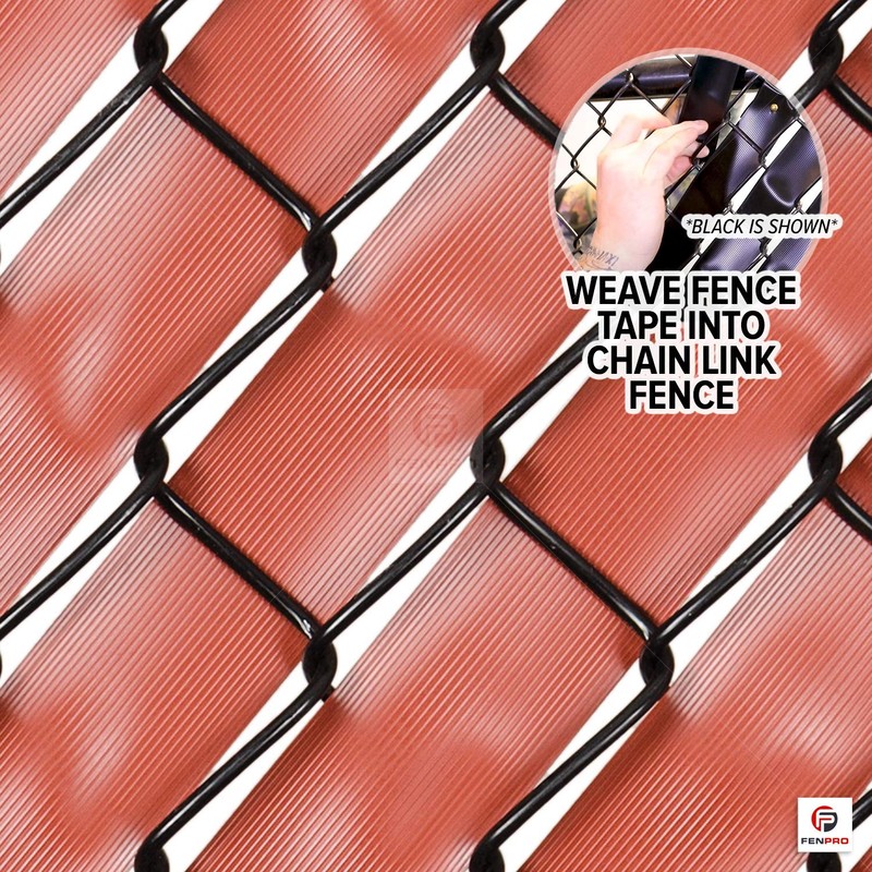 Fenpro Chain Link Fence Privacy Tape 250 ft (40 SqFt)