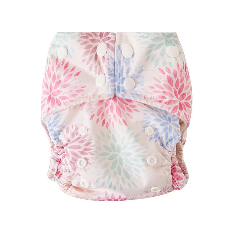 Big Softies Girl Reusable Nappy with Insert Absorber