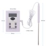 Digital Probe Thermometer with Max Min Temperature Memory Feature Wide