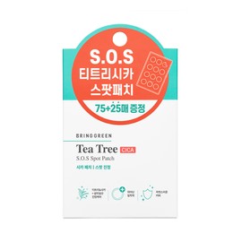 Bring Green Tea Tree Cica SOS Spot Patch 75+25 Sheets
