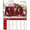 SOLOYEE Family Christmas Pyjamas Set Matching Family Button Up Pyjamas,