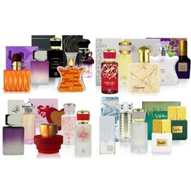 Ahmad Al Maghribi Perfume Samples for Women (Feminine Set) | Soft Arabian Perfume for Women; Muestras de Perfumes Arabes para Mujeres. Oud Arabic