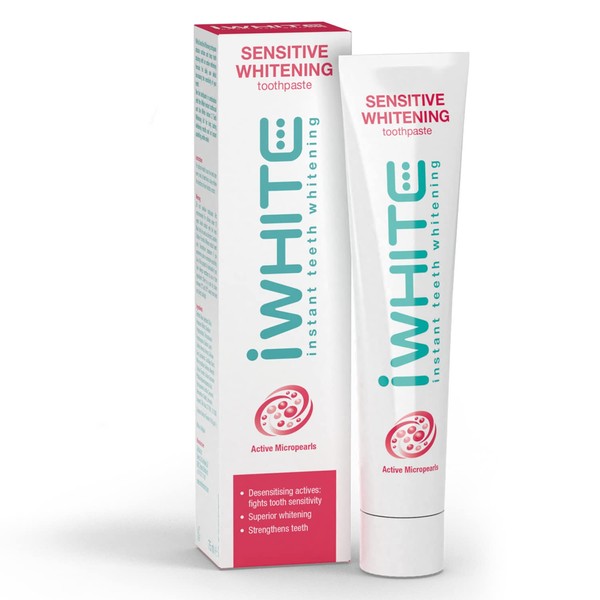 iWhite Sensitive Whitening Toothpaste - White and Protects - Enamel