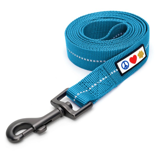 Pawtitas 6 FT Recycled Dog Leash with Reflective Stitched Thread