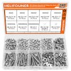 240 Pieces #6-32 Phillips Pan Head Machine Screws Nuts Washers
