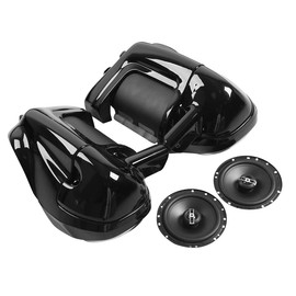 XMT-MOTO Lower Vented Leg Fairings w/ 6.5‘’ Speakers fits for Harley Davidson touring FLT, FLHT, FLHTCU,FLHRC, Road King, Street Glide, Electra Glide, Ultra-Classic, Road Glide 1983-2013