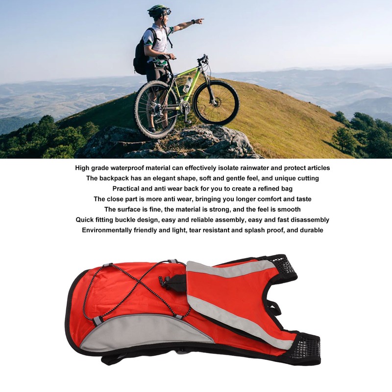 Hydration Backpack 5L Bicycle Backpack Pressure Resistant Riding Water Bag