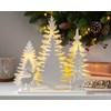 WeRChristmas Christmas Winter Scene Table Decoration, Multi-Colour, 25cm