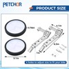 PETCHOR Variable Speed Bicycle Training Wheels, Multi-Speed Kids Stabilizers Mounted