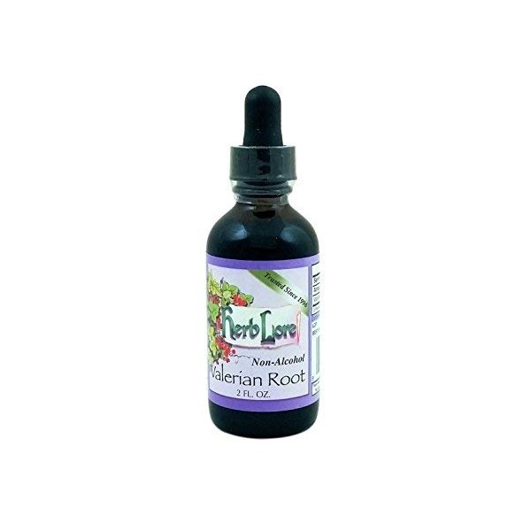 Herb Lore Valerian Tincture - 2 fl oz - Liquid Valerian Root Extract Drops for Sleep Support and Relaxation - Natural Herbal Sleep Aid for Children & Adults