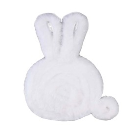Dickly Artificial Fur Ribbon Strip Artificial Furry Strip Accessory Party Decor for Costume, White