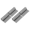 Sourcing Map 2 Pack 4-5/7" x 1-1/2" Weld-on Steel Gate
