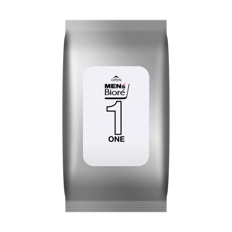 Men's Biore ONE Face & Body Hand+Indulgence Sheet, 24 Sheets