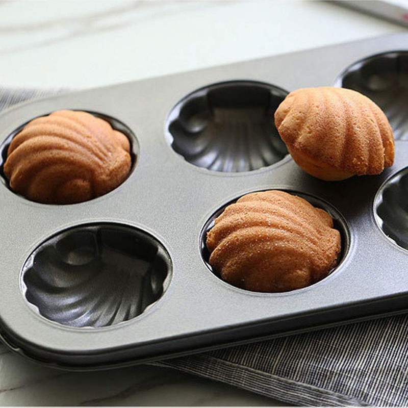 Mini Muffin Pan, 12 Cup Nonstick Carbon Steel Baking Tray,