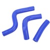 3PCS Silicone Radiator Coolant Hose Pipe Kit Stable Connection Leak