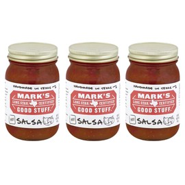 Mark's Lone Star Certified Good Stuff Salsa 16oz Jar (Pack of 3) (Choose Flavor Below) (Original - Hot)