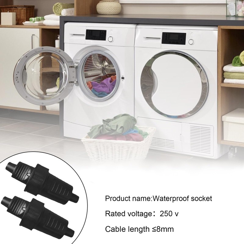 5 Pairs Schuko Plug Coupling: 250V 16A IP54 Protective Contact