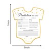 Baby Shower Game Cards, Shaped Card Prediction and Advice Card
