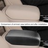 INTGET Center Console Armrest Cover for Nissan Pathfinder Accessories 2013-2020