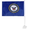 US Navy Emblem 12x15.5 12"x15.5" Premium Quality Double Sided Car