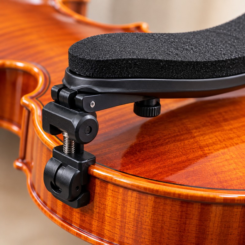 Adjustable Violin Shoulder Rest for 1/8–1/4 and 3/4–4/4 Violins –
