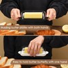Butter Dish with Clear Lid, Butter Keeper for Countertop, Airtight