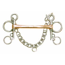 Centaur Tom Thumb Mullen Mouth Pelham Stainless Steel Size: 5"