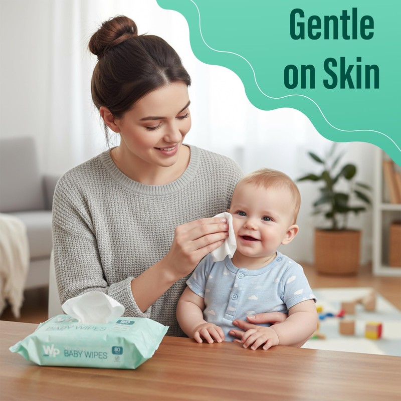 WIPESPLUS Baby Wipes, Hypoallergenic Ultra Soft Wipes for Sensitive Skin,