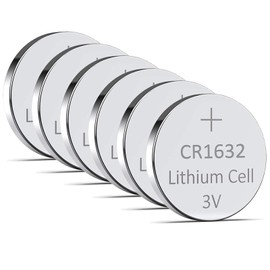 Synergy Digital Car Key Remote Batteries, Compatible with Lexus RX 450h (2015) Car Key Remote, (Lithium, 3V, 140mAh) Ultra High Capacity - Pack of 6 Batteries