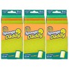 Scrub Daddy Modelo Sponge Daddy Fibra+Esponja 3 Paquetes de 3
