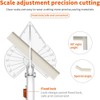 Multi Angle Miter Shears, Heavy Duty Adjustable 45°-135° Trim Cutter