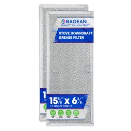 Downdraft Stovetop Filter Replacement for 71002111 Jenn Air Filter Downdraft 15.6” x 6.4” - Range Oven Filter Fits Into Jennair Downdraft Filter Vent and Protects the Stove Fan (2-Pack)