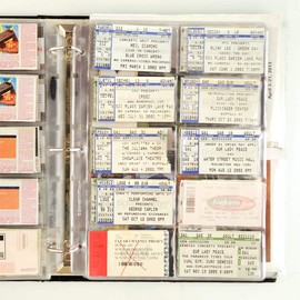 StoreSMART Ticket & Stub Binder Page - 10 Pockets per Page - 25-Pack - VH308-TKT-25