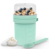 MRUN BONE Tazza per cereali To Go con cucchiaio, a