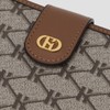 Hazzys (광주신세계)25SS브라운 이니셜패턴 가죽 반지갑 HIWA5E842W1 (Gwangju Shinsegae) 25SS Brown