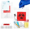APQ Pack of 100 Biohazard 3 Wall Specimen Bags 8