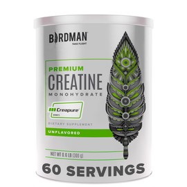 BIRDMAN BIRDMAN High-Purity Creatine Monohydrate Unflavored Powder, Pre-Workout, High Performance | 300g