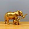 NORHOR Elephant Sculpture, Hand Painted Resin Collectable Figures for Home
