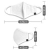 SERAO SRO-NC2 Cotton Mask, 3 Pieces, Japanese Color 2, Spicy,