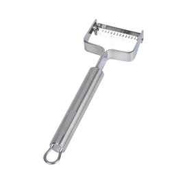 Restaurantware Stainless Steel Julienne Vegetable Peeler - German Standard Kitchen Peeler Dishwasher Safe, Sharp Blades, Ergonomic Handle - Potato Peeler for Potato, Apple, Cucumber