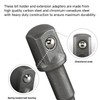 Kodrily 4Pcs SDS Plus Extension, 1/4" 3/8" 1/2" SDS Plus