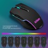 RedThunder K10 Wireless Gaming Keyboard and Mouse Combo, LED Backlit