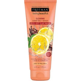 Freeman Mascarilla Facial Peel Off Clay Arcilla Limón Té Dulce 175g